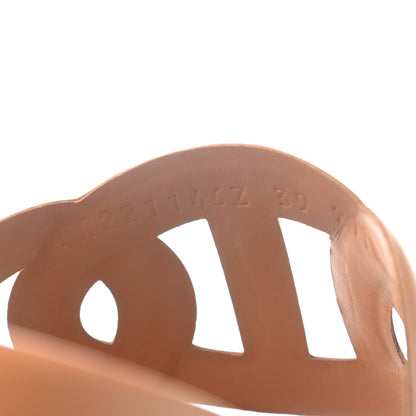 Hermes Nappa Extra Sandals 39 Gold 8 of 8