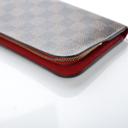 Louis Vuitton Damier Ebene Insolite Wallet Red 6 of 10