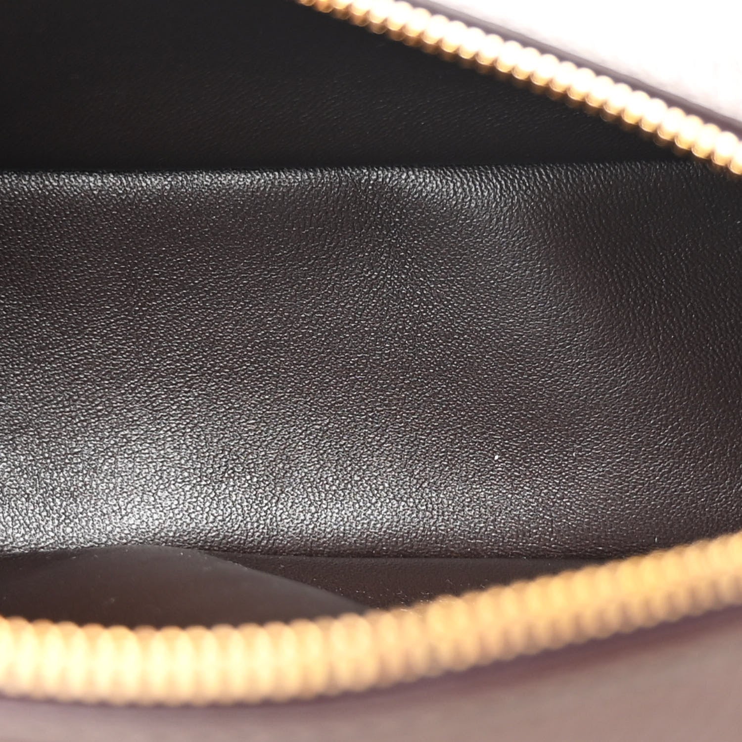 Loro Piana Grained Calfskin L19 Extra Pocket Pouch Dark Chocolate Liquorice 5 of 11