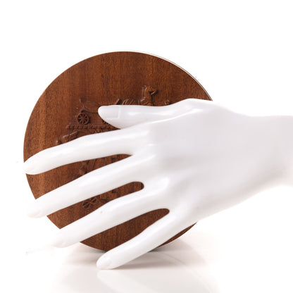 Hermes Mahogany Wood Ex-Libris Twilly Box 2 of 8