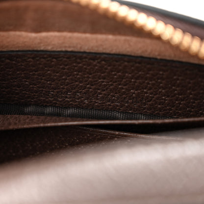 Gucci GG Supreme Monogram Textured Calfskin Web Mini Ophidia Half Moon Hobo Beige Ebony New Acero 7 of 10