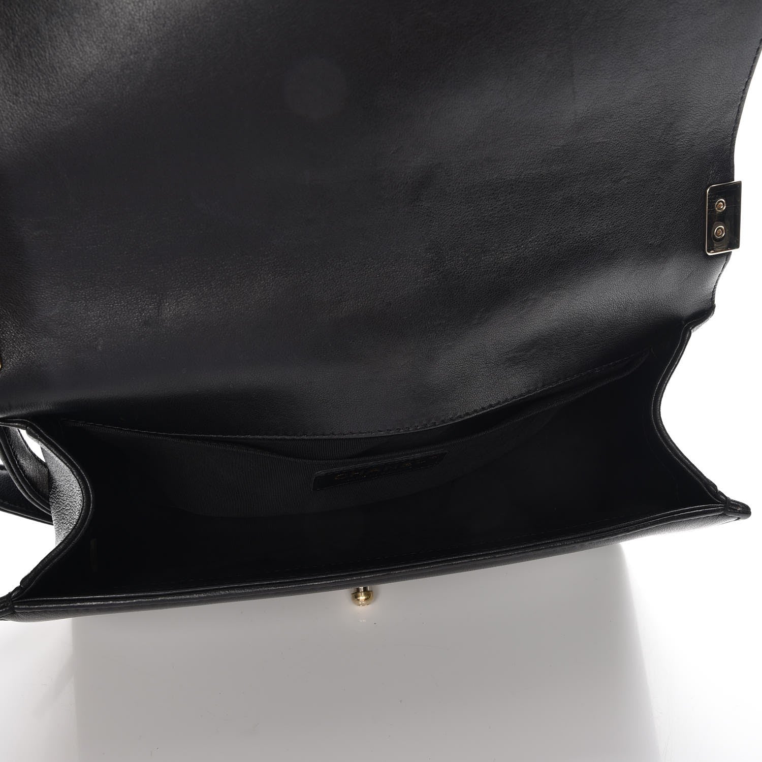 Chanel Lambskin Quilted Medium Boy Flap Black 5 of 7