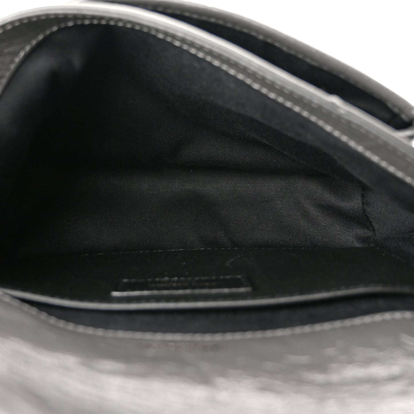 Crinkled Calfskin Matelasse Monogram Baby Niki Chain Satchel Storm