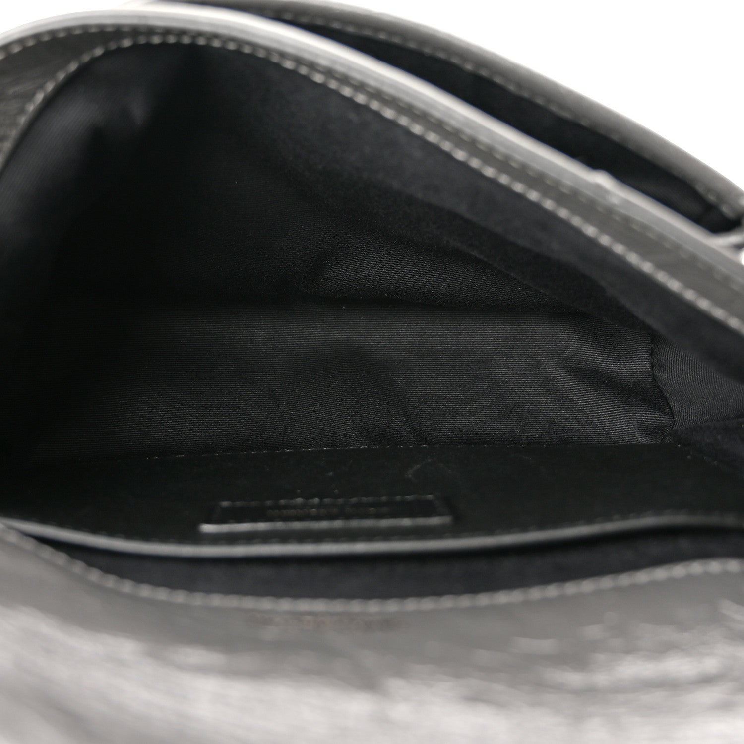 Saint Laurent Crinkled Calfskin Matelasse Monogram Baby Niki Chain Satchel Storm 5 of 10