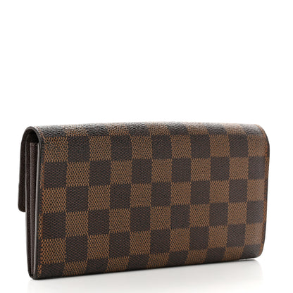 Louis Vuitton Damier Ebene Sarah Wallet 3 of 11