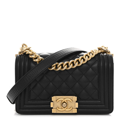Chanel Caviar Quilted Small Boy Flap Black 1 of 11