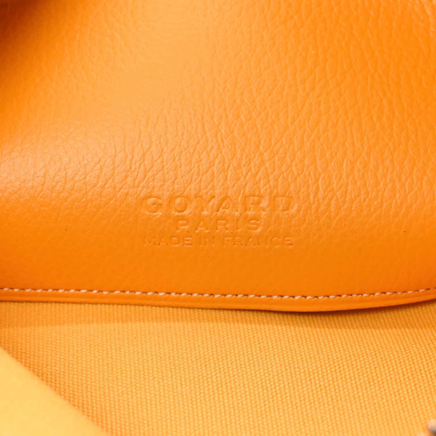 Goyard Goyardine Senat Pochette PM Yellow 6 of 7