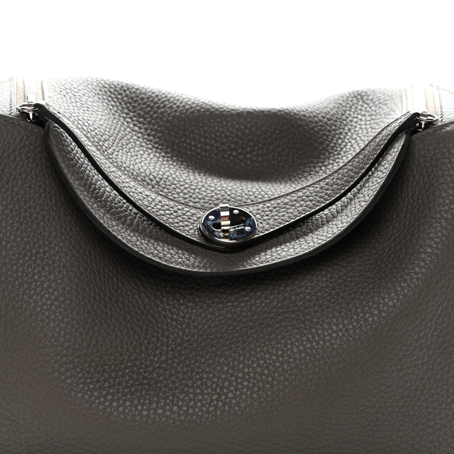 Hermes Taurillon Clemence Lindy 30 Etain 8 of 10