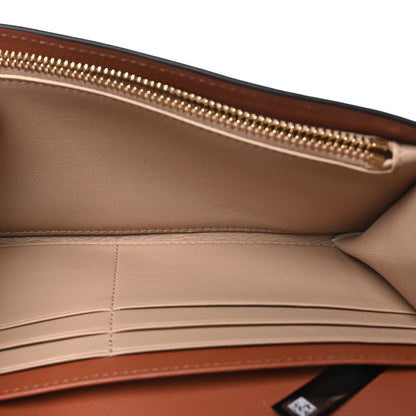 Chloe Calfskin Alphabet Long Wallet Brown 6 of 10