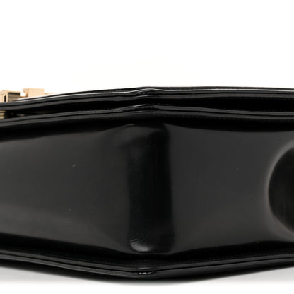 Chanel Iridescent Glazed Calfskin Quilted New Medium Boy Flap Black 10 of 11