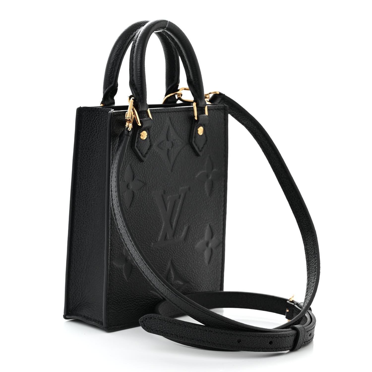 Louis Vuitton Empreinte Monogram Giant Petit Sac Plat Black 3 of 9
