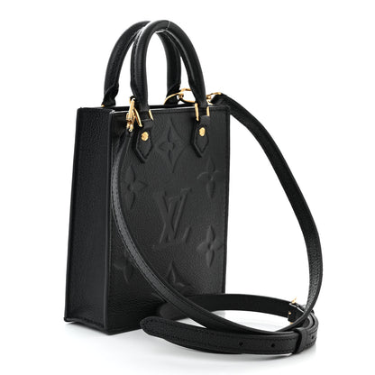 Louis Vuitton Empreinte Monogram Giant Petit Sac Plat Black 3 of 9