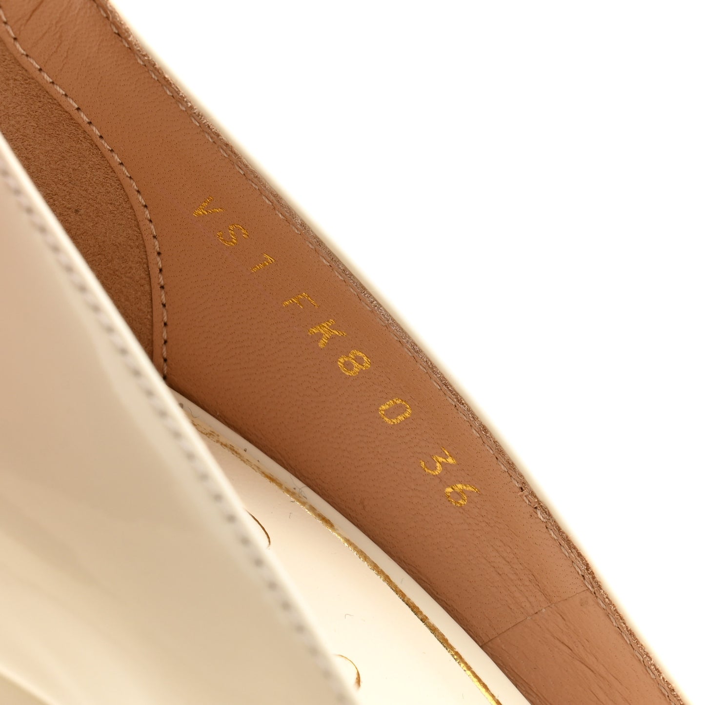 Patent Tan-Go 55/155mm Platform Pumps 36 Ivory