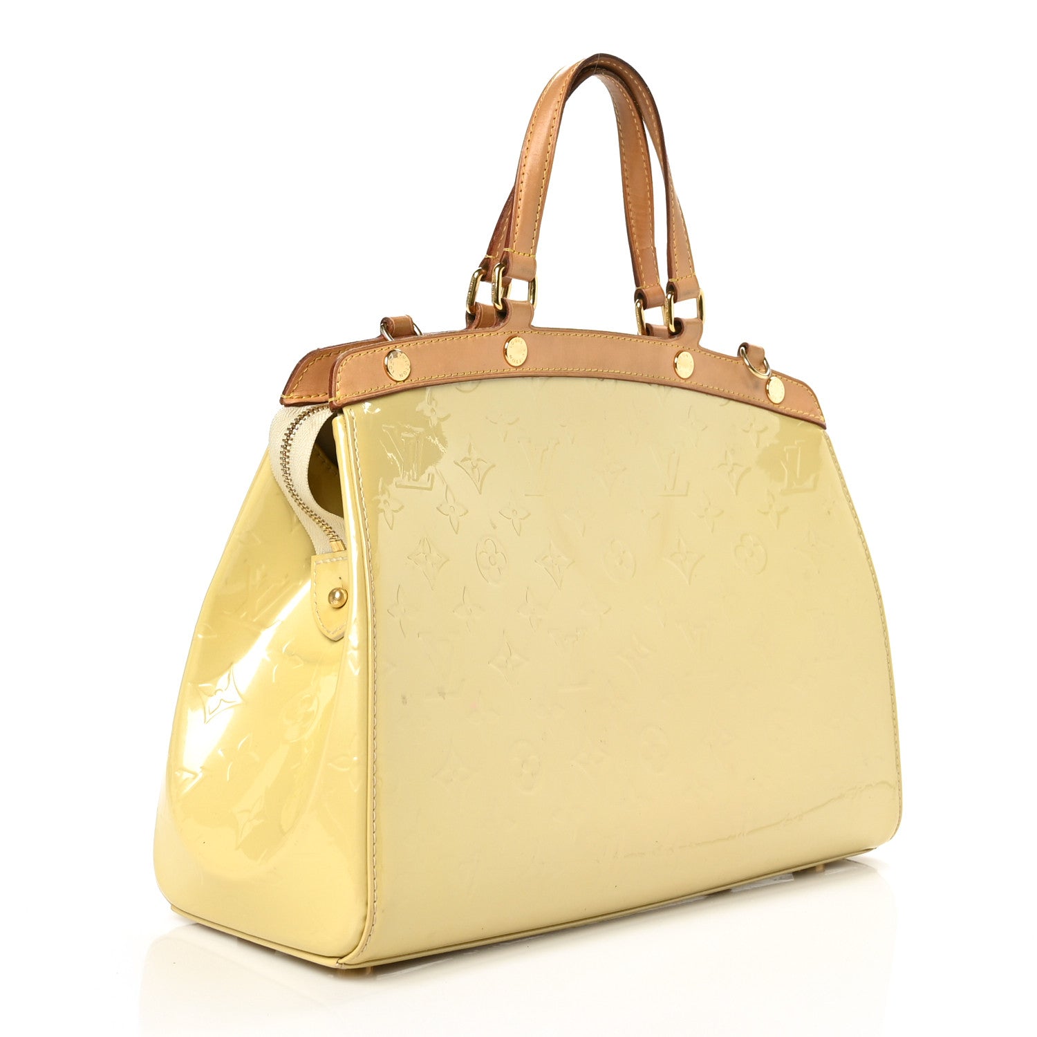Louis Vuitton Vernis Brea MM Blanc Corail 3 of 9