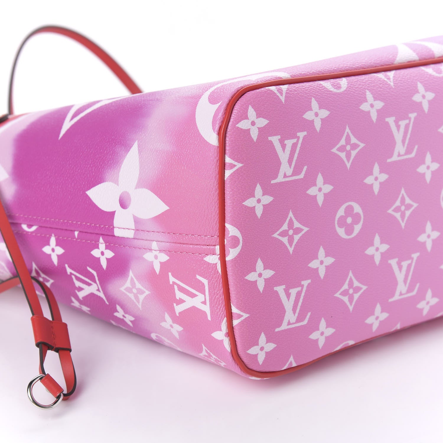 Louis Vuitton Monogram Escale Neverfull MM Rouge 6 of 11