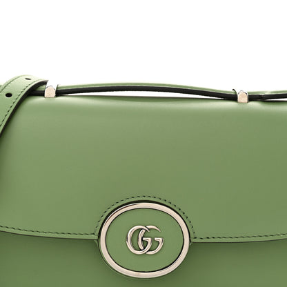 Gucci Senna Calfskin Petite GG Top Handle Shoulder Bag Green Soil Grass 8 of 10