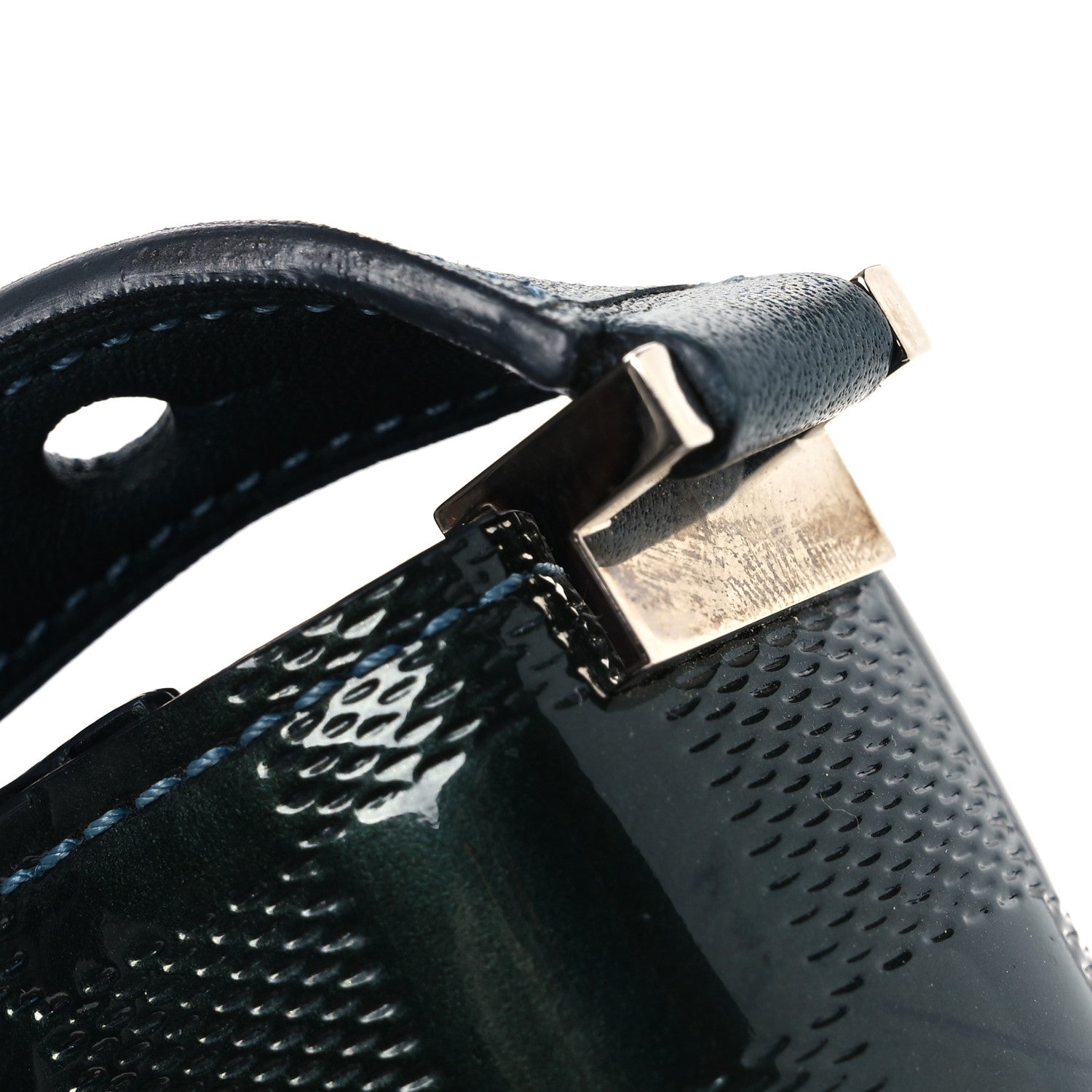 Louis Vuitton Damier Vernis Club Petrole Blue 15 of 16