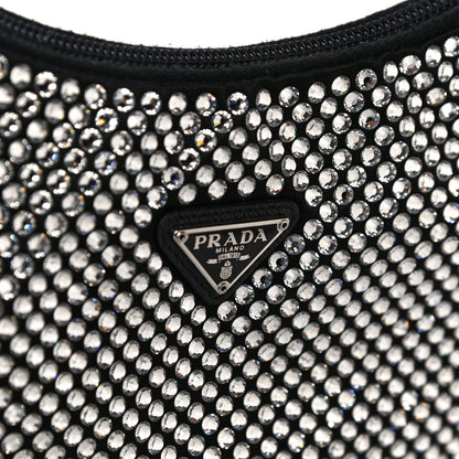 Prada Satin Crystal Mini Re-Edition 2000 Bag Cristal 10 of 13