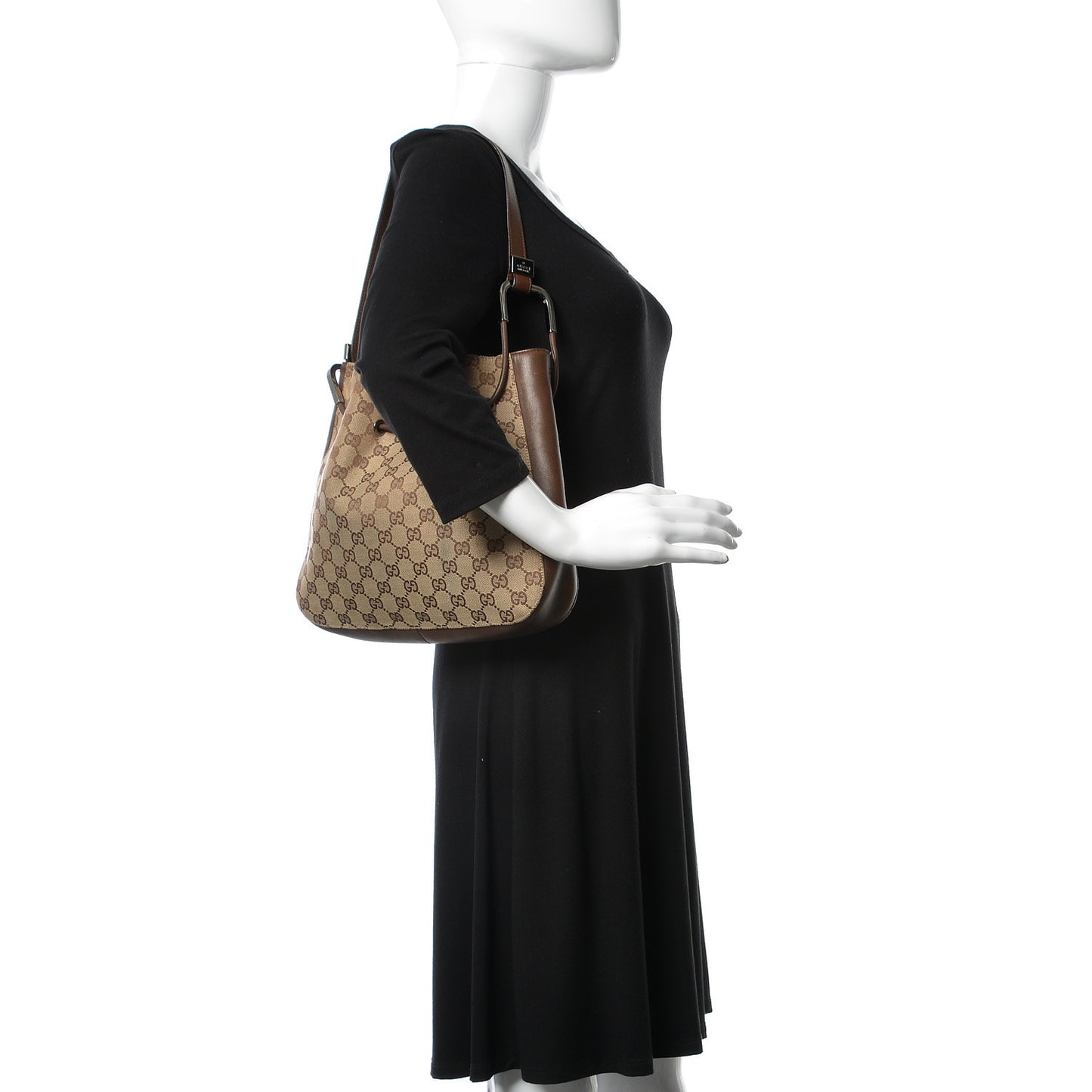 Monogram Shoulder Bag Dark Brown