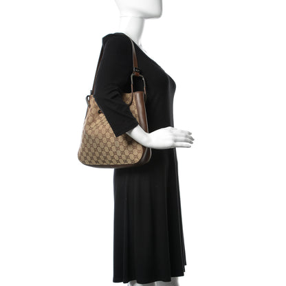 Gucci Monogram Shoulder Bag Dark Brown 2 of 11