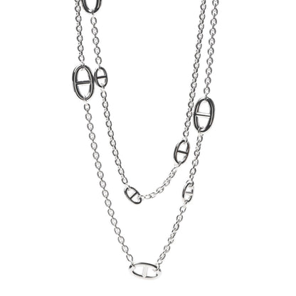 Hermes Sterling Silver Farandole Necklace 120 1 of 5