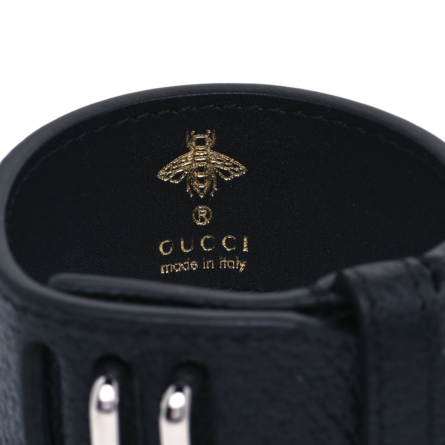 Gucci Stainless Steel Plexiglass Calfskin Mother of Pearl 30mm Twirl Lock Quartz Watch 5 of 6