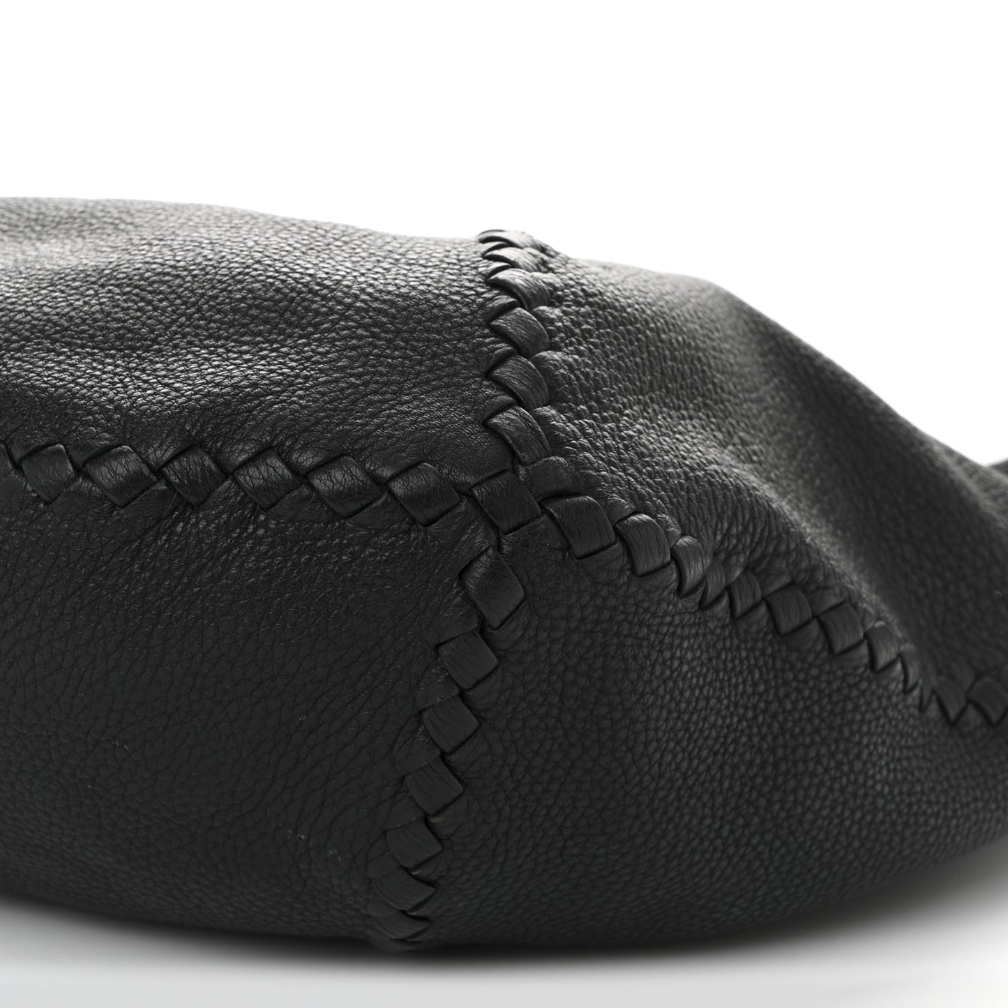 Cervo Deerskin Large Hobo Black