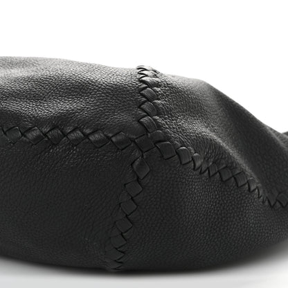 Bottega Veneta Cervo Deerskin Large Hobo Black 10 of 12