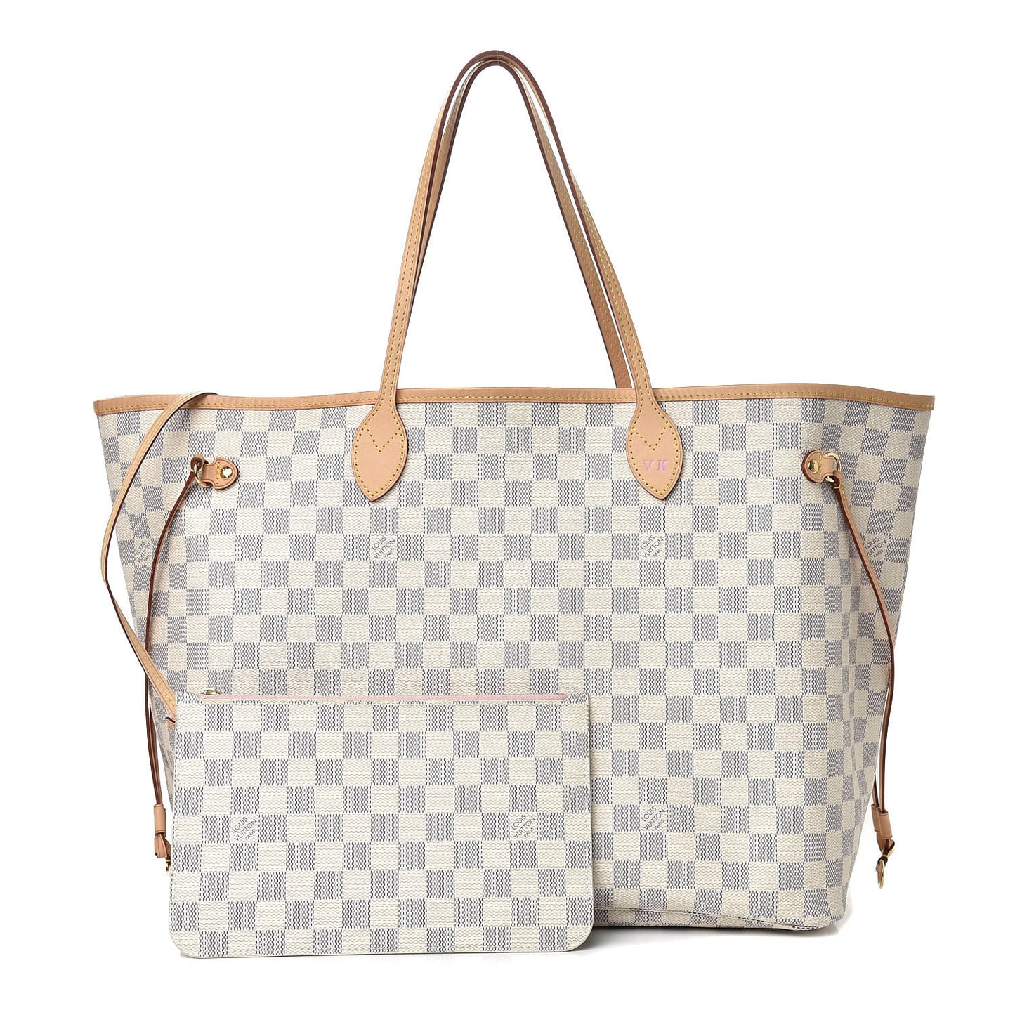 Damier Azur Neo Neverfull GM Rose Ballerine