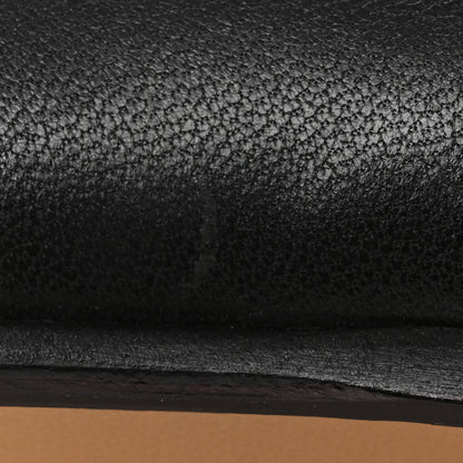 Gucci Calfskin Womens Interlocking G Horsebit Loafers 37 Black 10 of 11