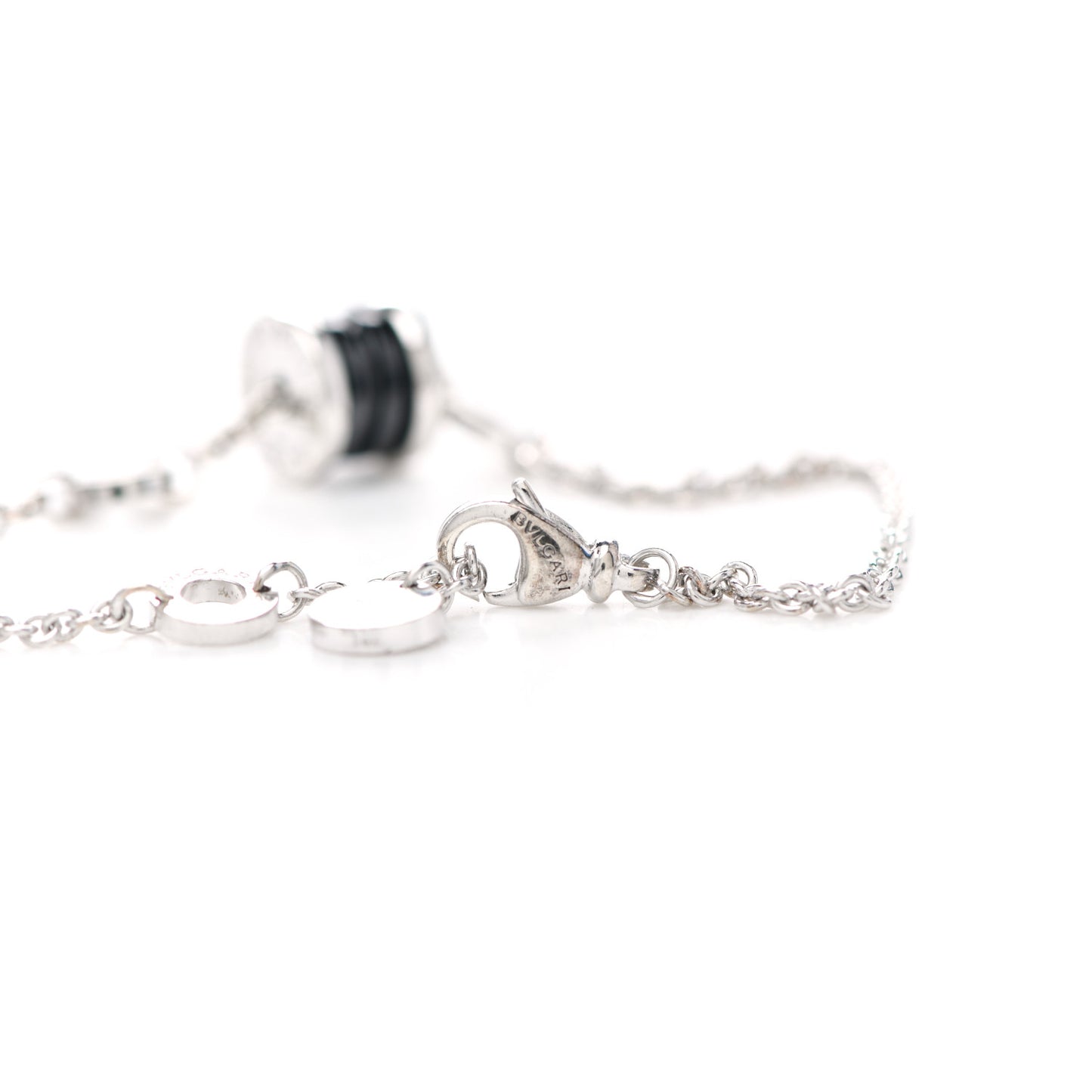Sterling Silver Black Ceramic Save the Children Bracelet
