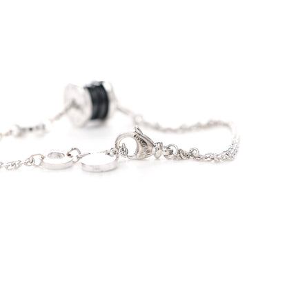 Bulgari Sterling Silver Black Ceramic Save the Children Bracelet 3 of 5