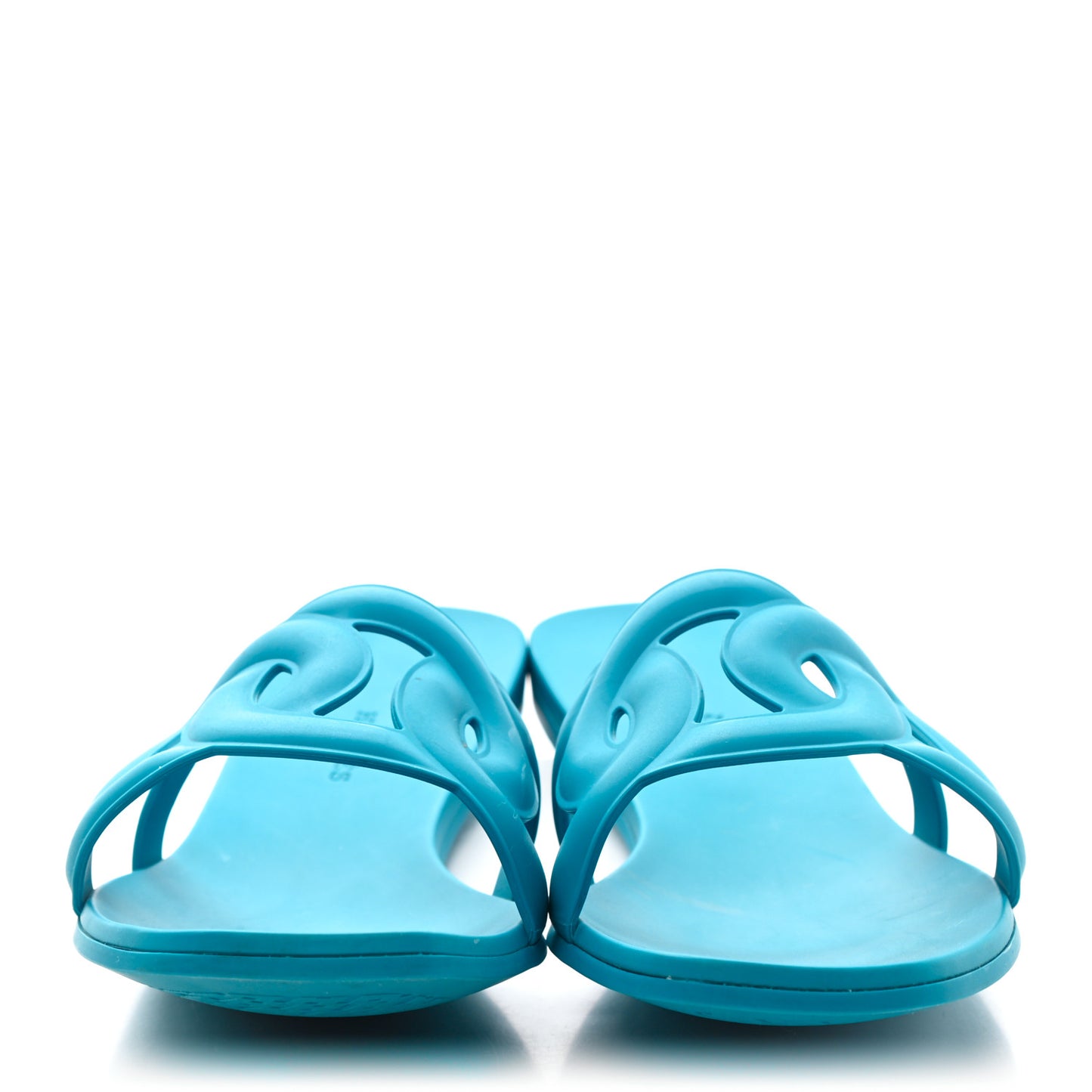 Rubber Aloha Sandals 39 Bleu Vif