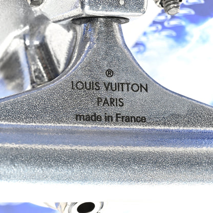 Louis Vuitton Monogram Bandana Maple Wood Skateboard Blue 7 of 9