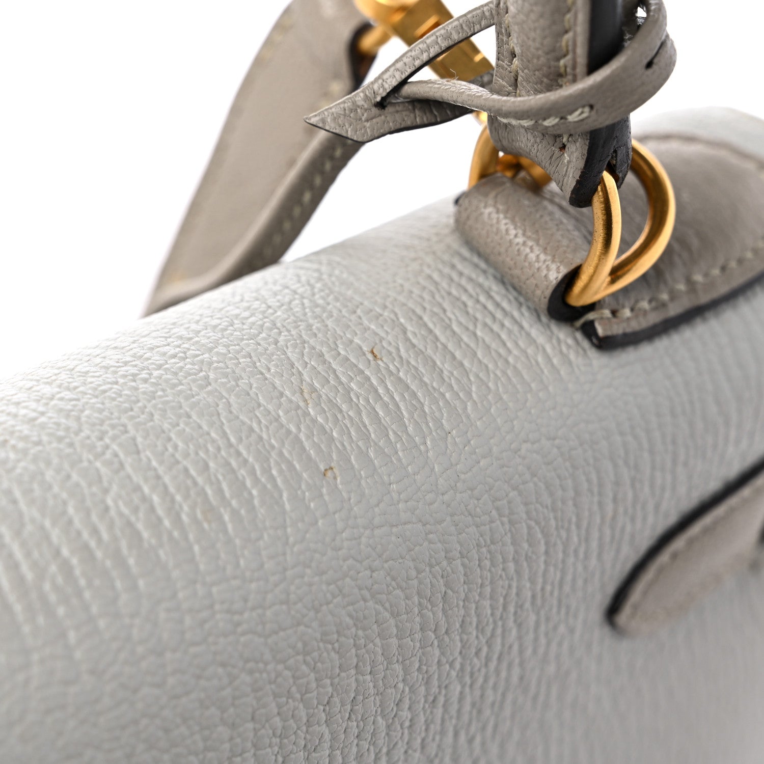 Hermes Chevre Mysore Kelly Sellier 28 Gris Tourterelle Beton 15 of 18