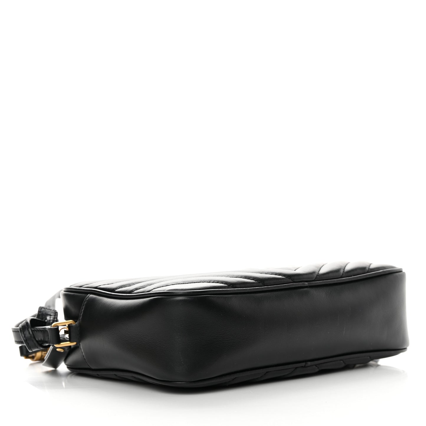 Calfskin Matelasse Monogram Lou Camera Bag Black