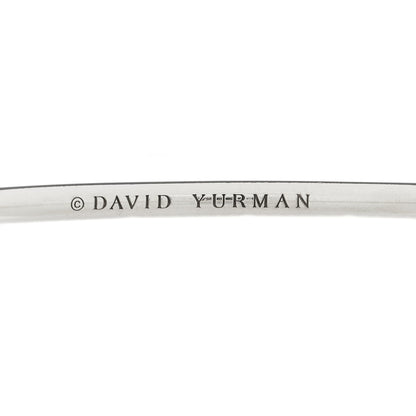 David Yurman Sterling Silver 4mm Cable Hinged Bangle Bracelet 2 of 3