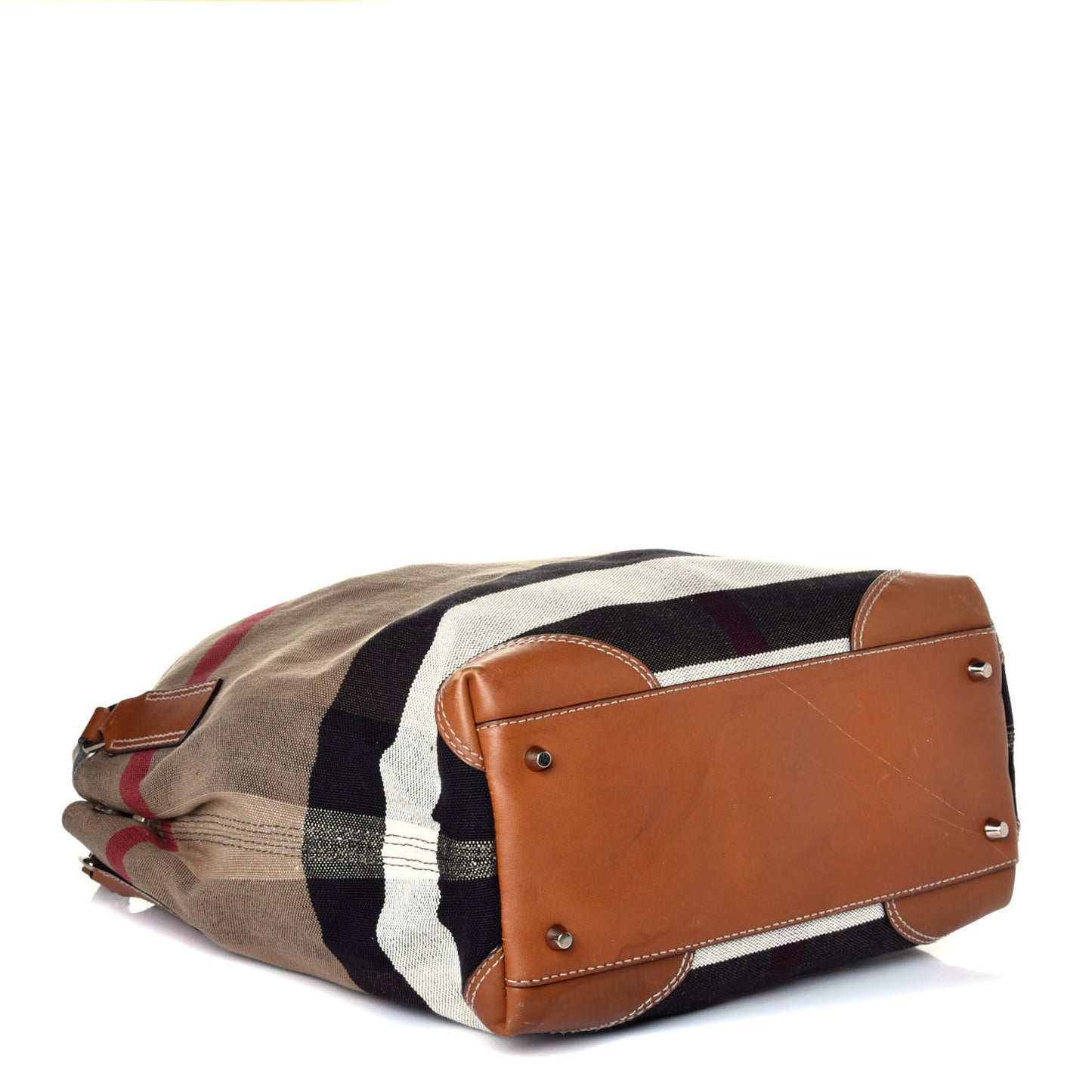 Canvas Mega Check Medium Maidstone Saddle Brown