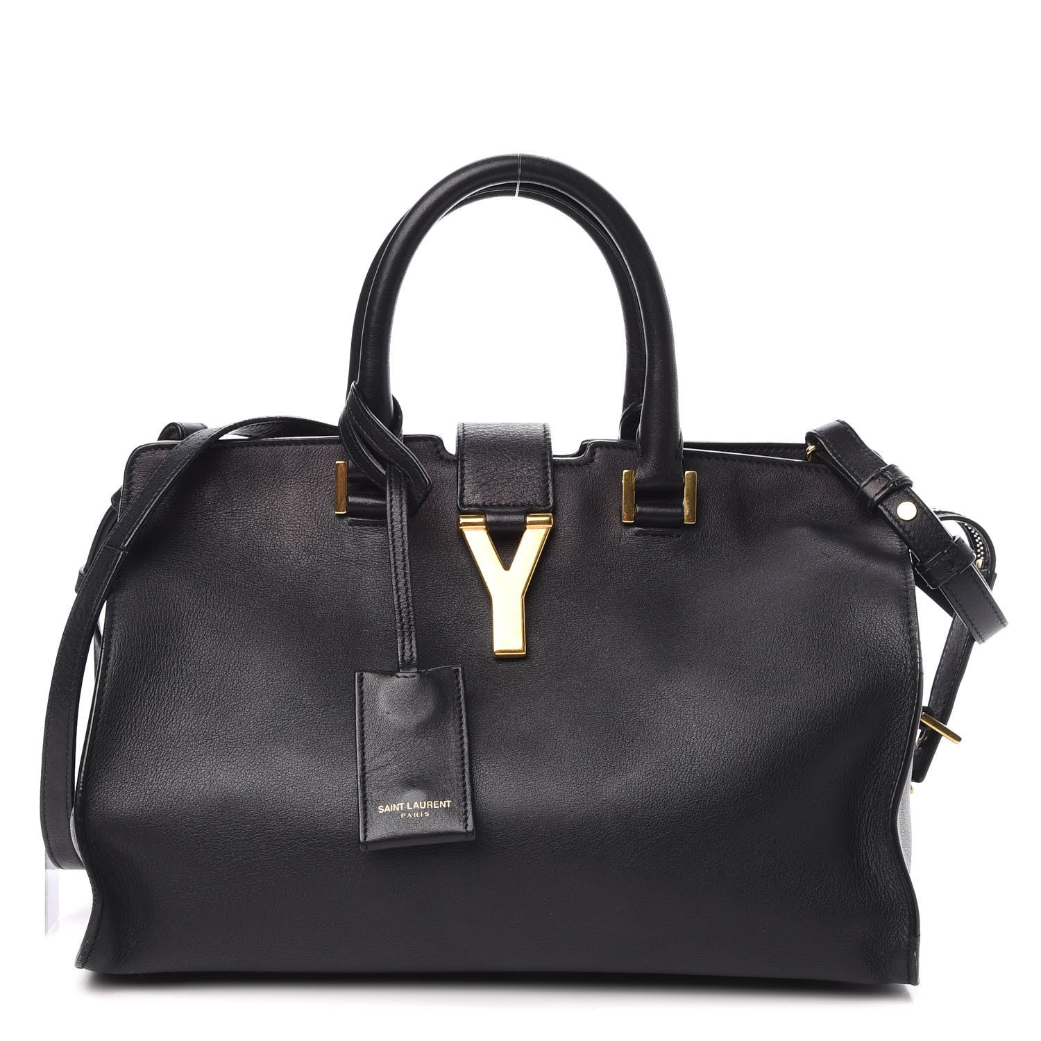Saint Laurent Calfskin Small Classic Y Cabas Navy Blue 1 of 15
