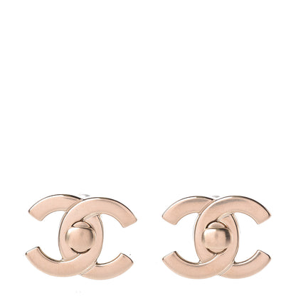 Chanel Metal CC Turnlock Interchangeable Earrings Gold 3 of 6