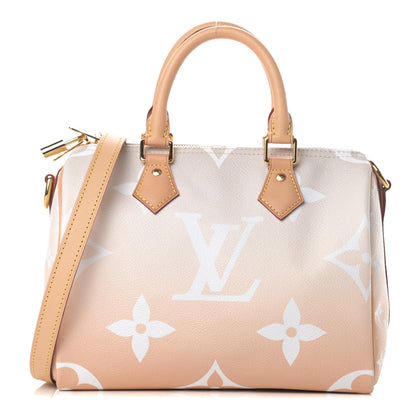 Louis Vuitton Monogram Giant By The Pool Speedy Bandouliere 25 Brume 1 of 10