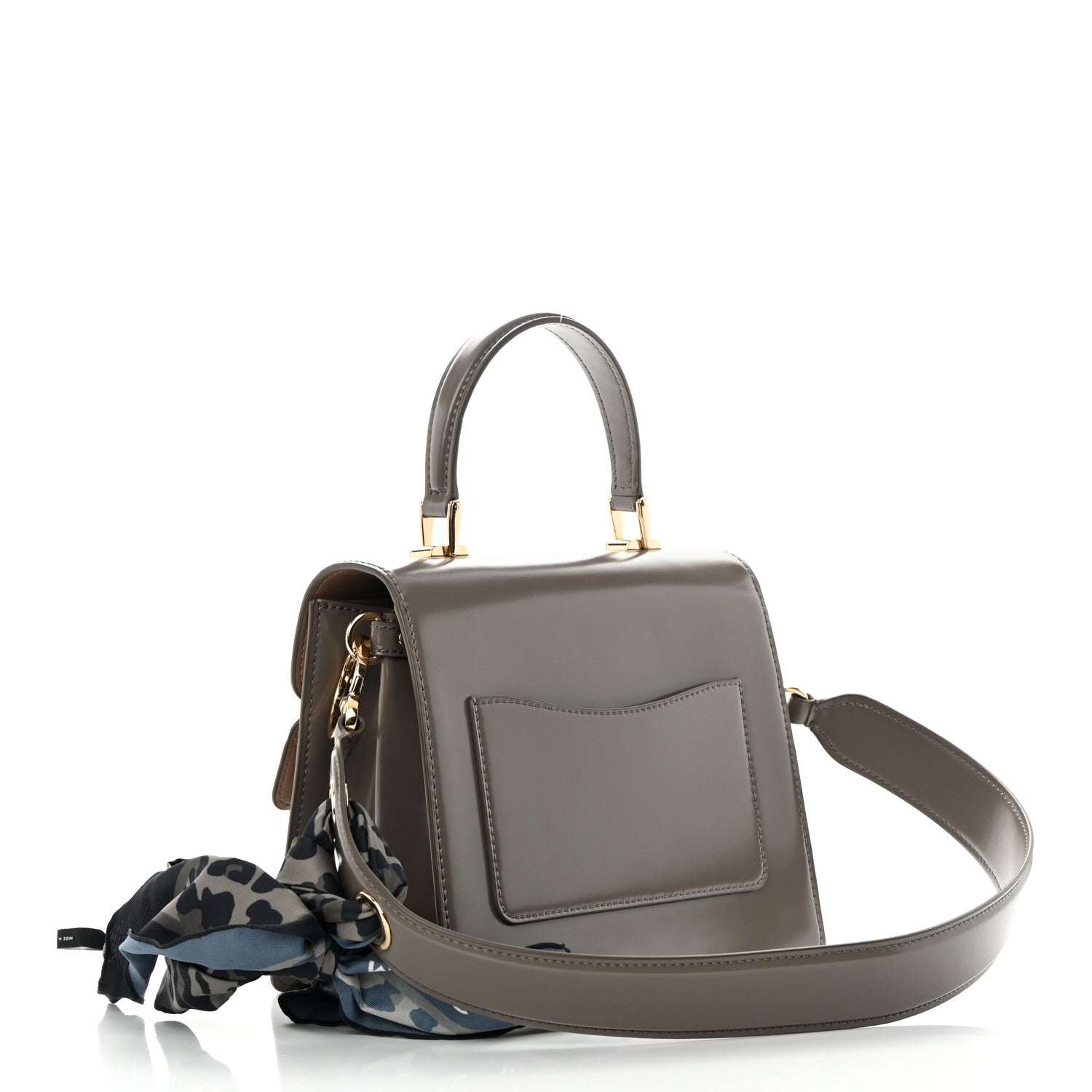Marc Jacobs Shiny Calfskin Uptown Shoulder Bag Iron 3 of 11
