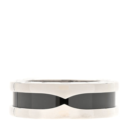 Bulgari Sterling Silver Ceramic Save The Children One-Band Ring 48 4.5 3 of 8