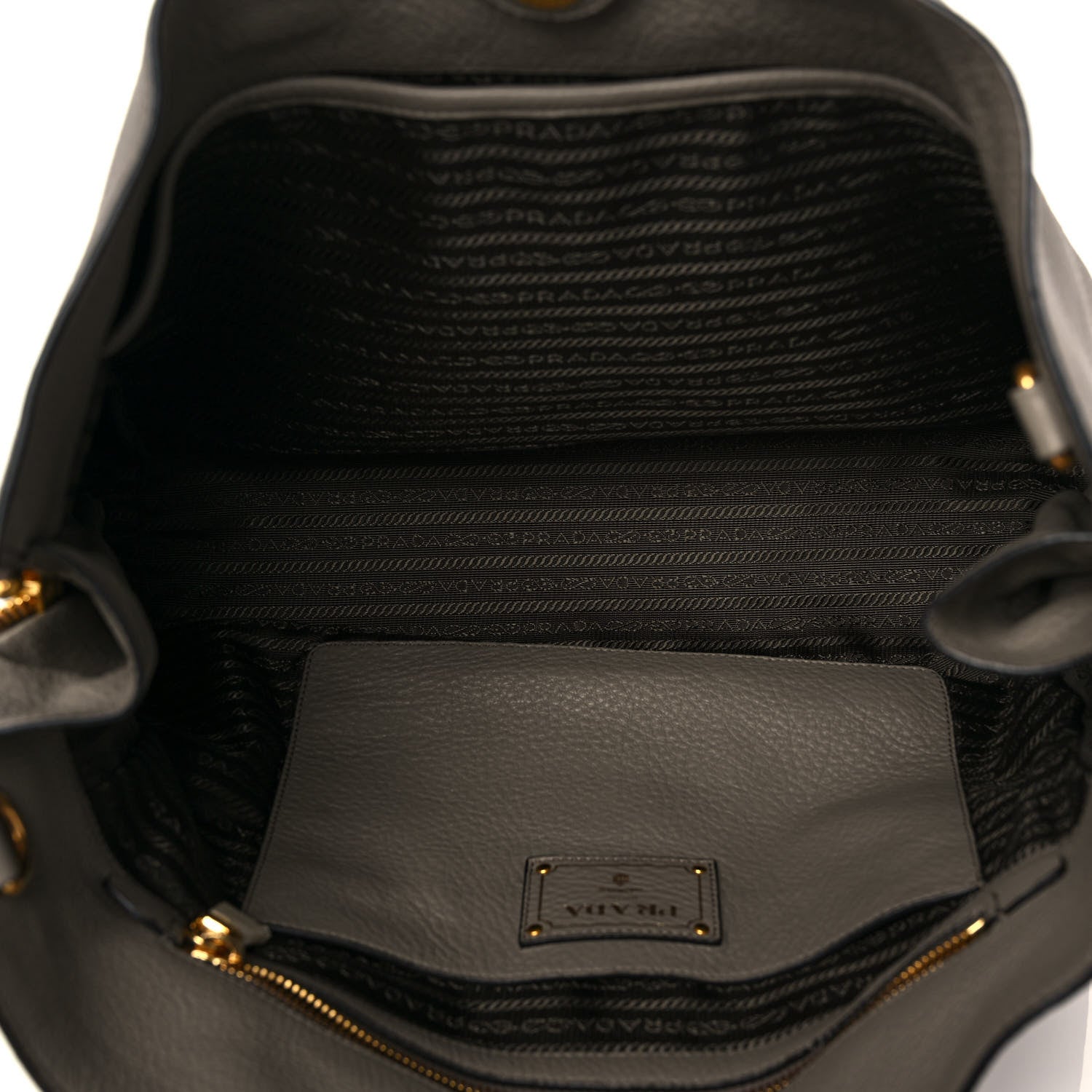 Prada Vitello Phenix Side Zip Tote Argilla 4 of 10