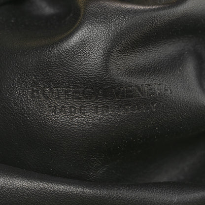 Bottega Veneta Metallic Bark Calfskin Embossed The Pouch Oversized Clutch Oro 6 of 10