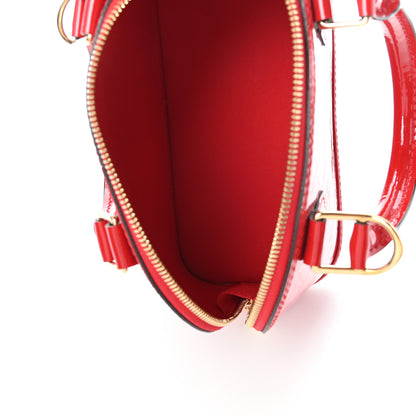 Louis Vuitton Vernis Alma BB Cherry 5 of 9