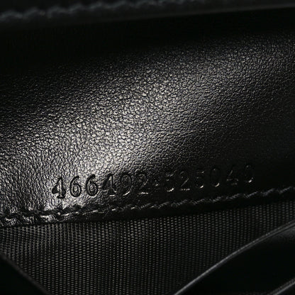 Gucci Calfskin Matelasse GG Marmont Card Case Wallet Black 7 of 8