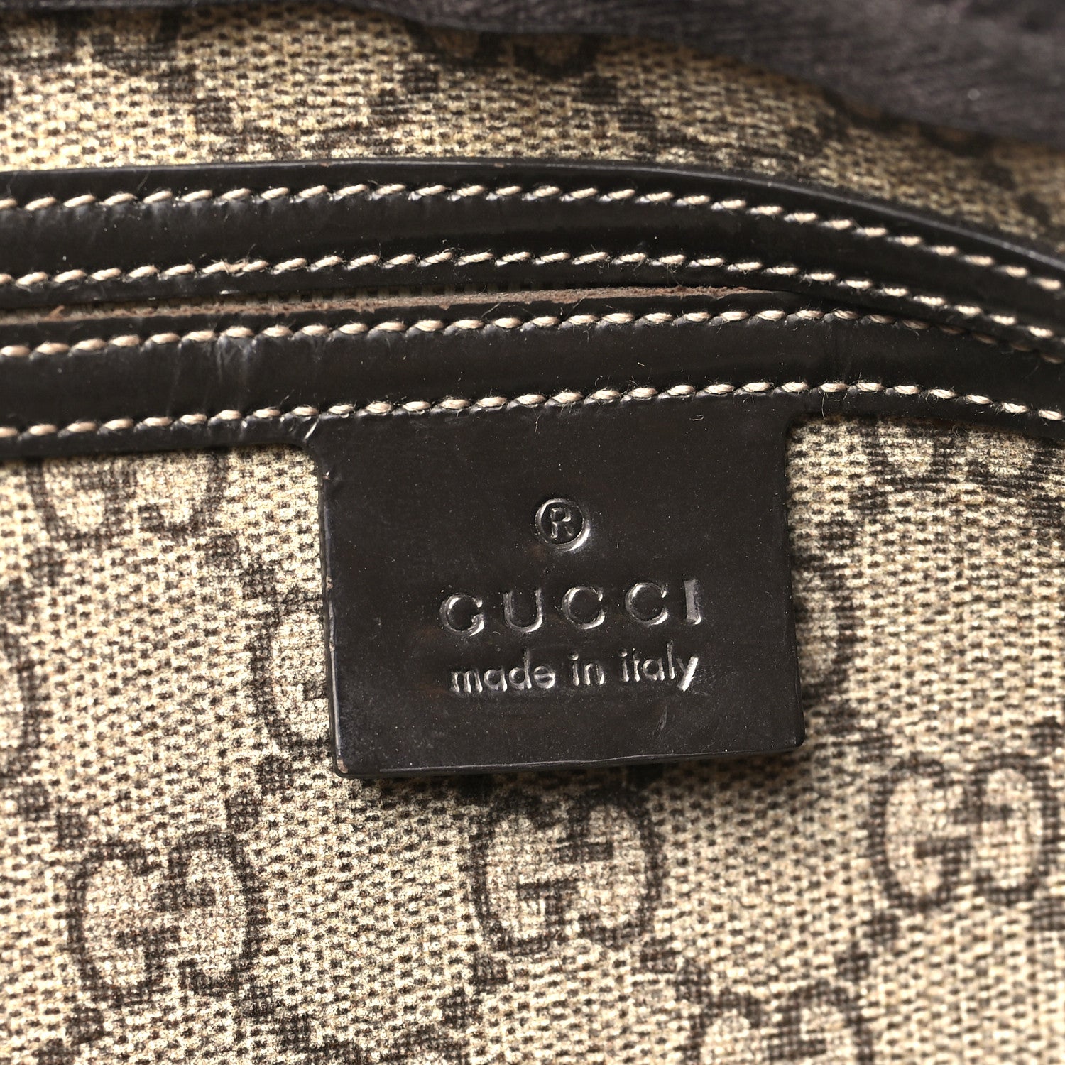 Gucci GG Plus Monogram Tattoo Heart Medium Joy Boston Dark Brown 5 of 9