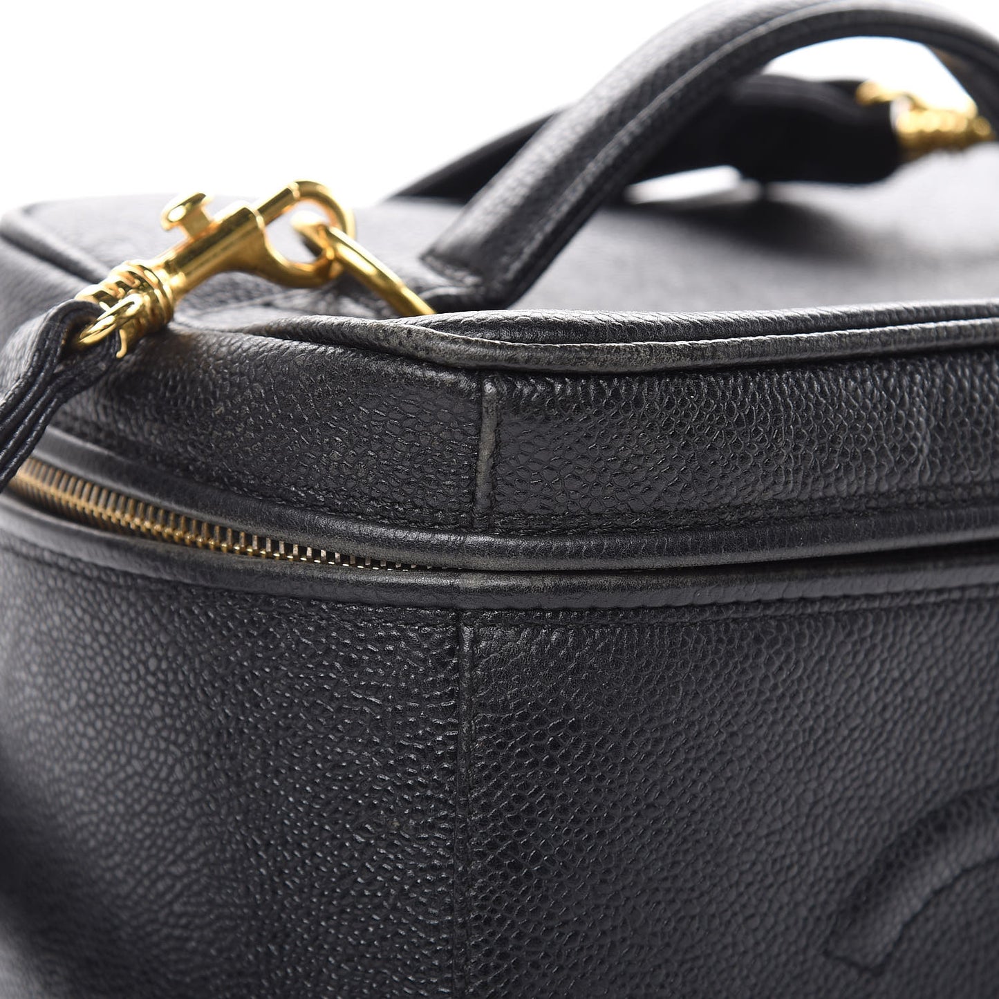 Caviar CC Vanity Train Case Black