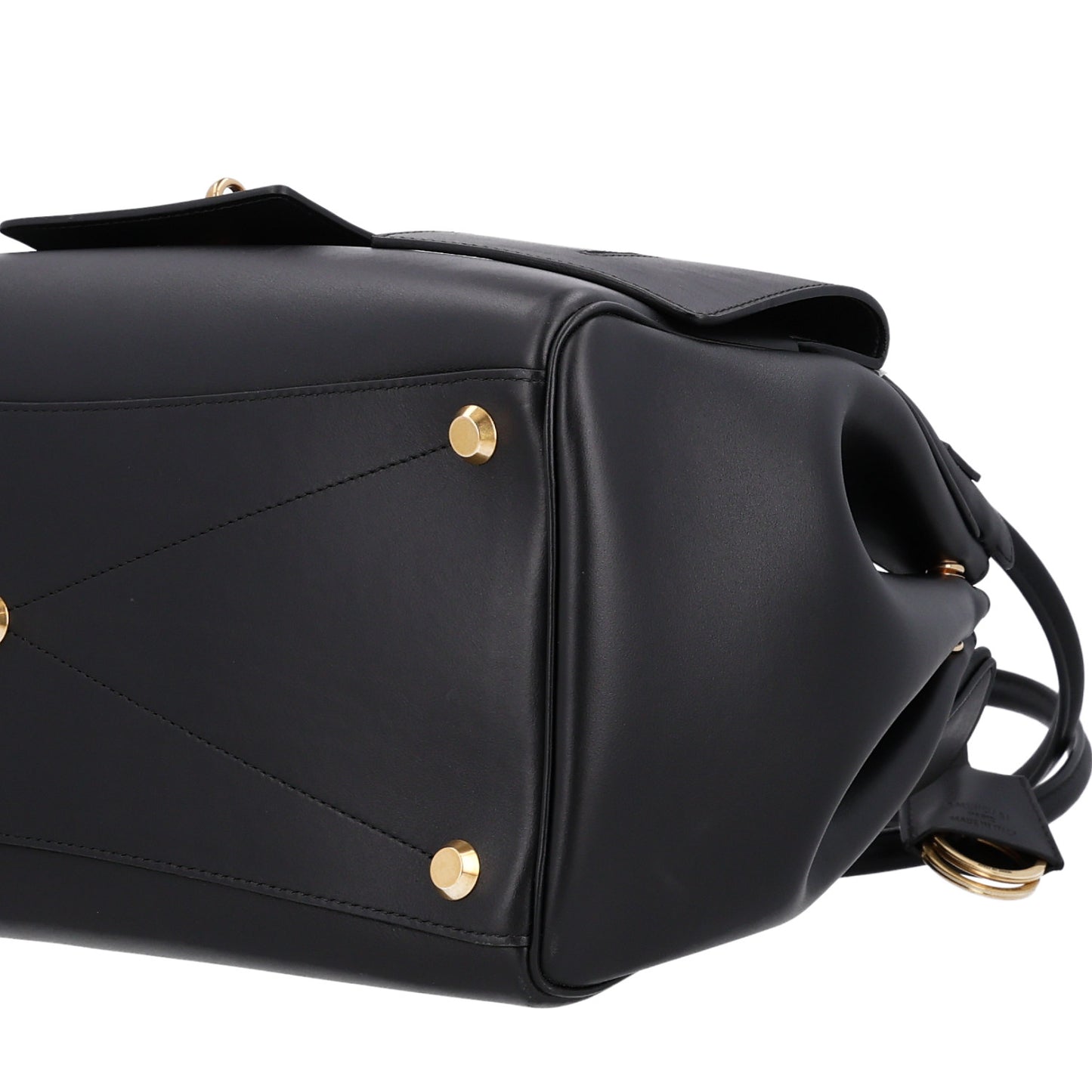 Smooth Calfskin Medium Bel Air Carry All Bag Black